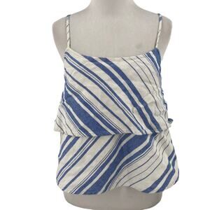 Joie Striped Tiered Tank Top Size XS